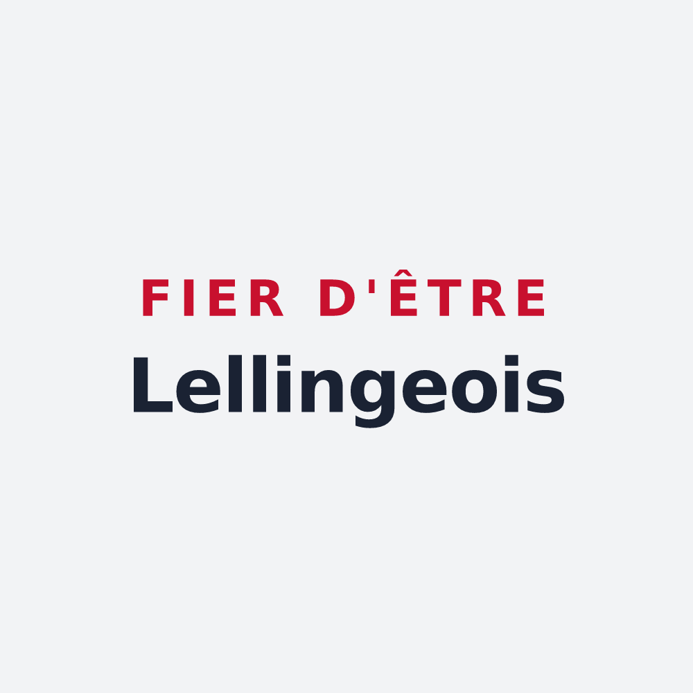 Poster « Fier d'être Lellingeois » — design pour Lelling