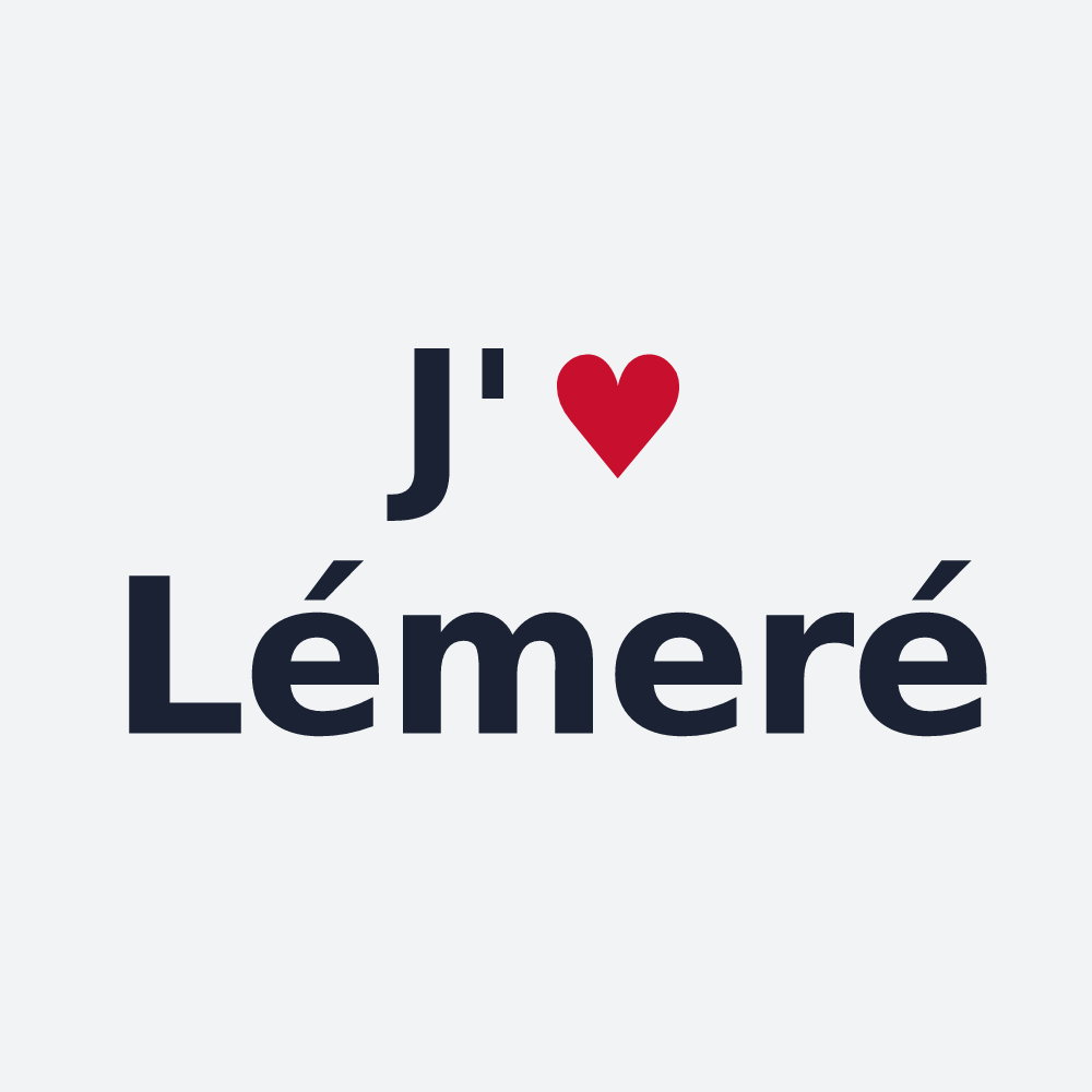 Poster personnalisé Lémeré — design J'aime Lémeré