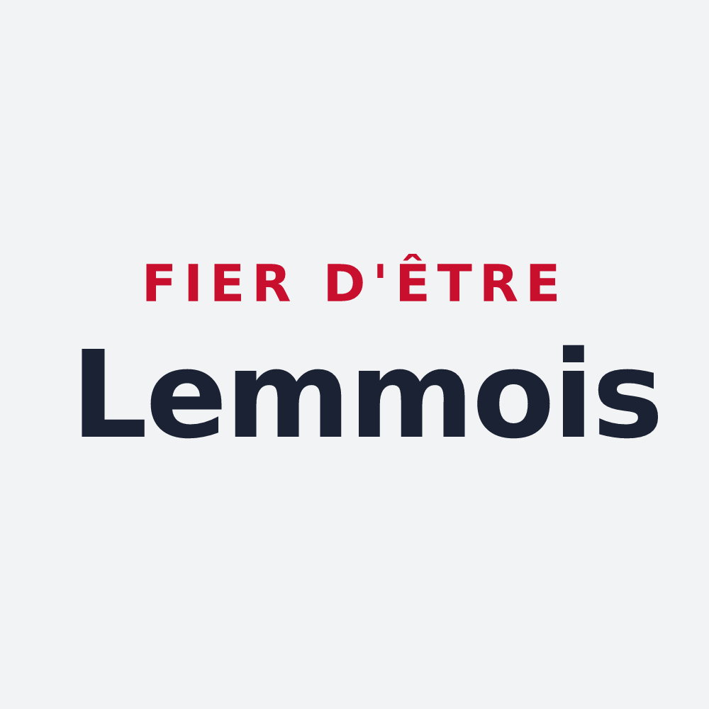 Poster « Fier d'être Lemmois » — design pour Lemmes