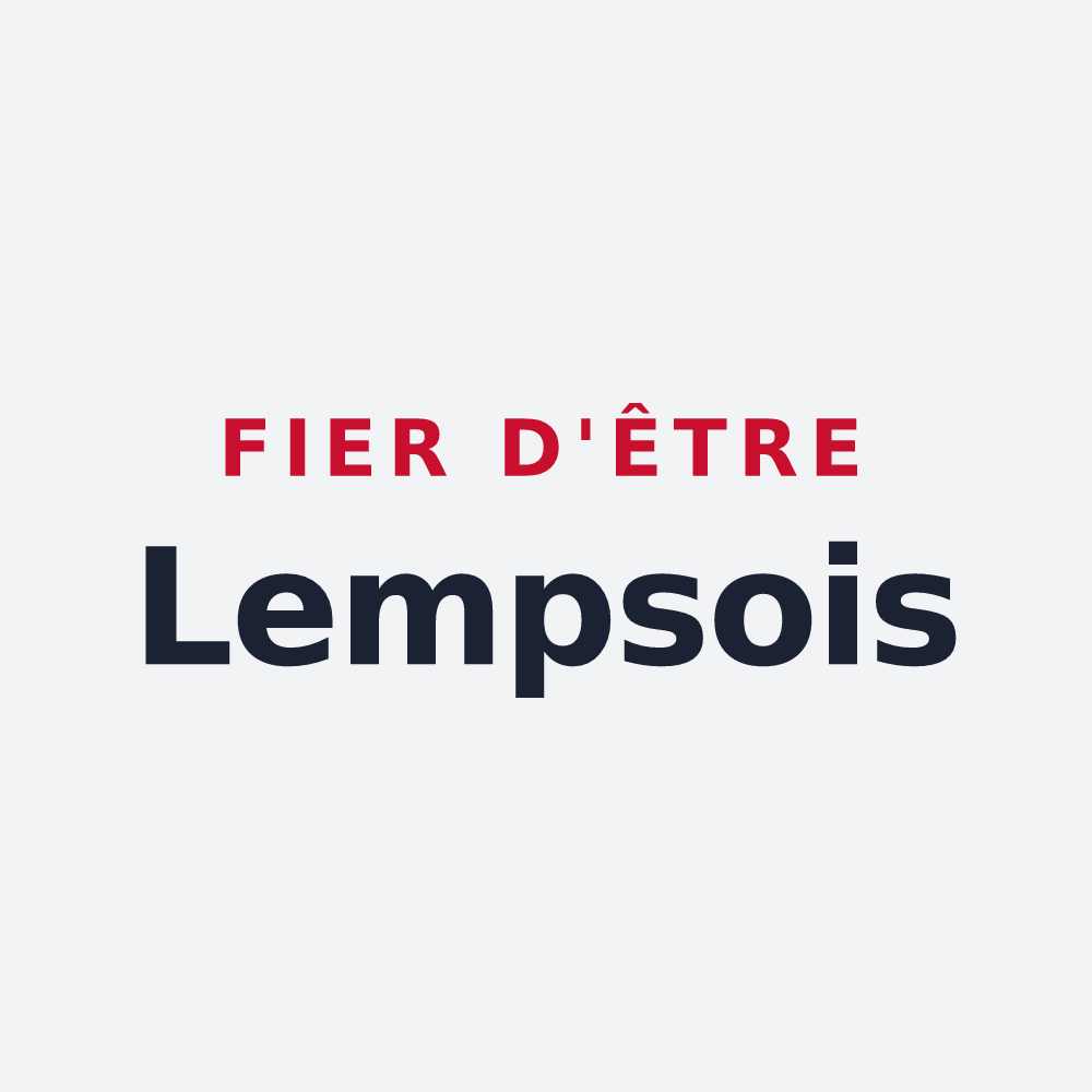 Poster « Fier d'être Lempsois » — design pour Lemps