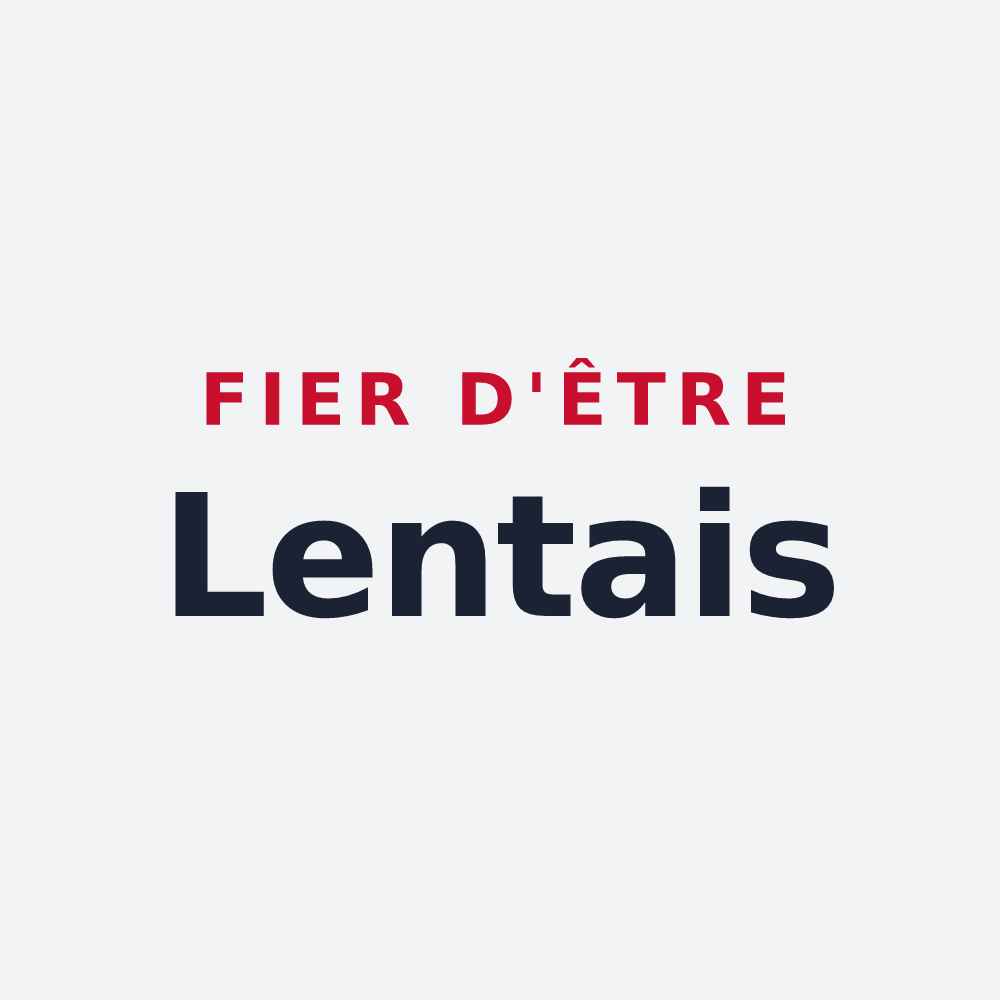Poster « Fier d'être Lentais » — design pour Lent
