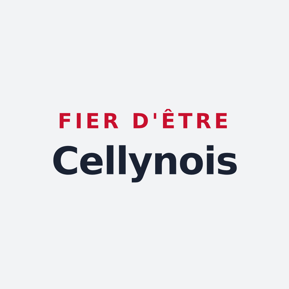 Poster « Fier d'être Cellynois » — design pour Léoncel