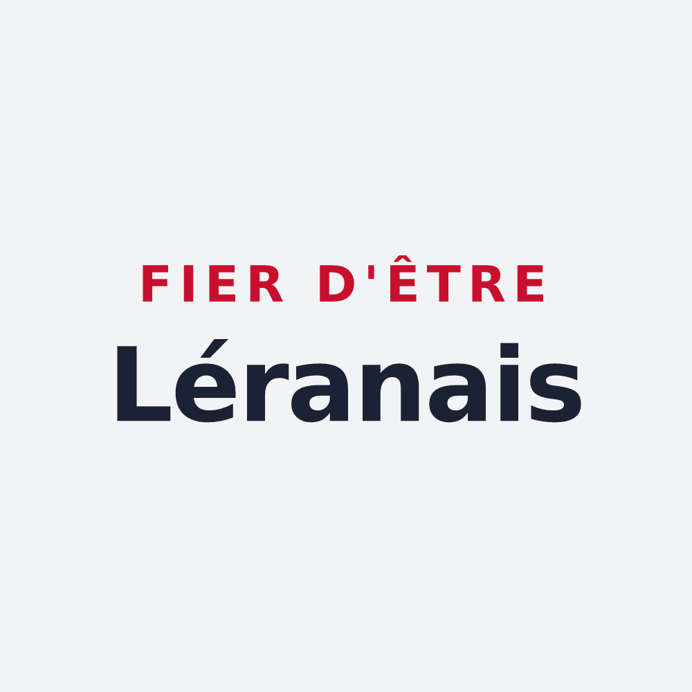 Poster « Fier d'être Léranais » — design pour Léran