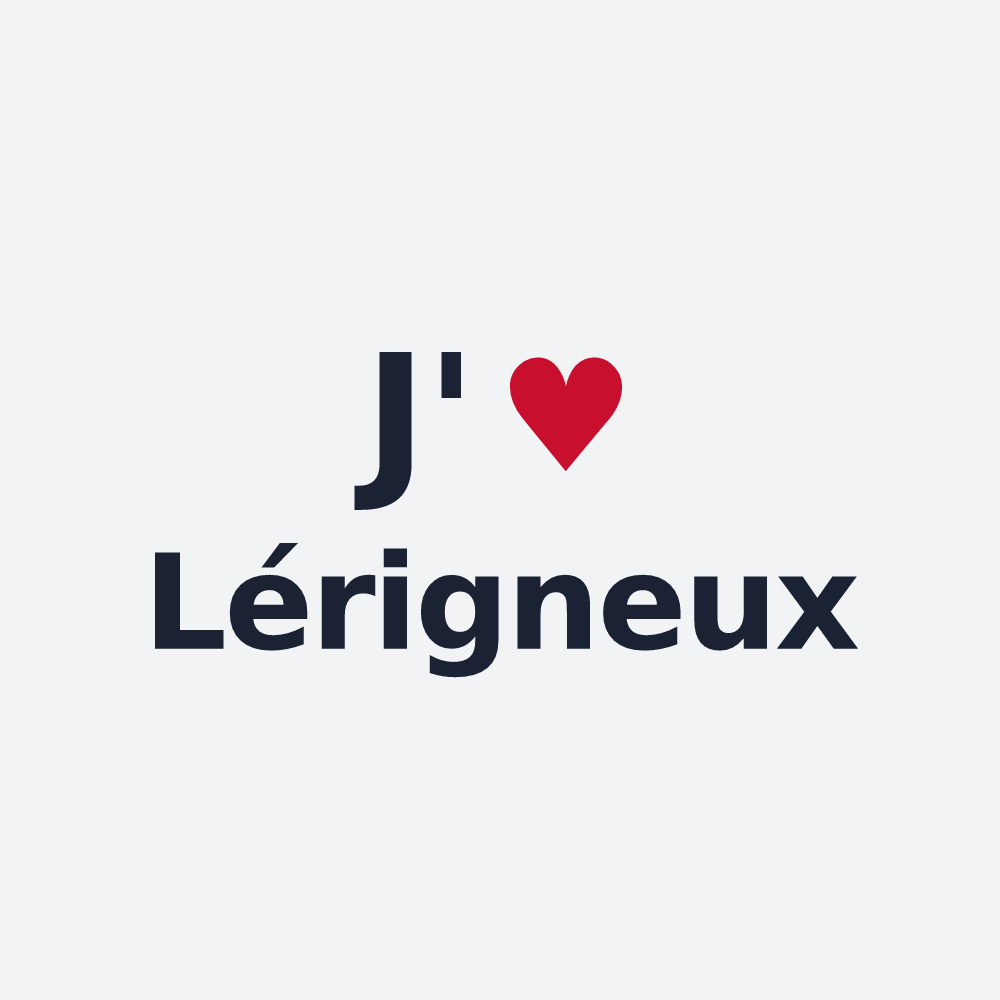 Poster personnalisé Lérigneux — design J'aime Lérigneux