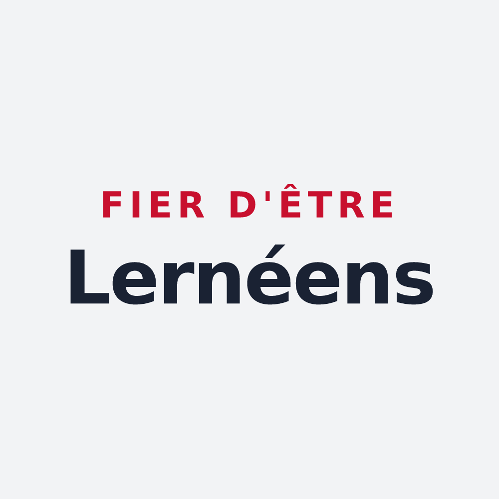 Poster « Fier d'être Lernéens » — design pour Lerné