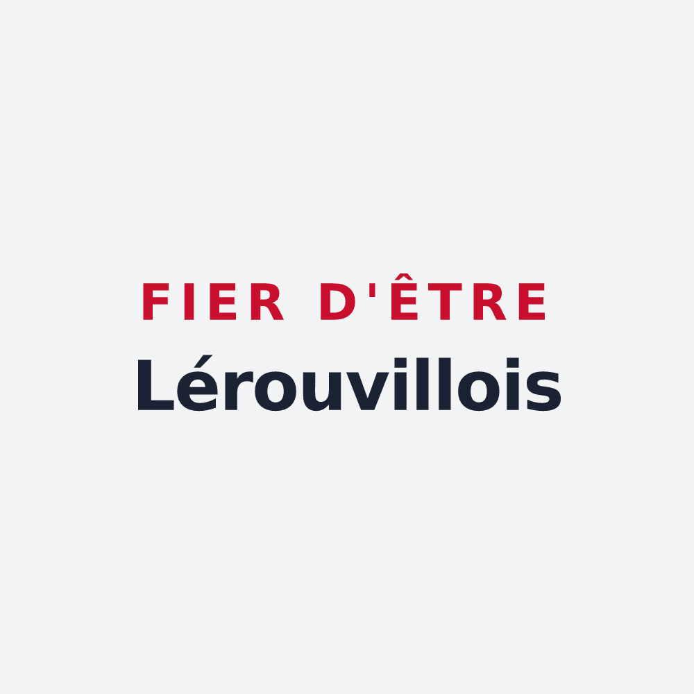 Poster « Fier d'être Lérouvillois » — design pour Lérouville