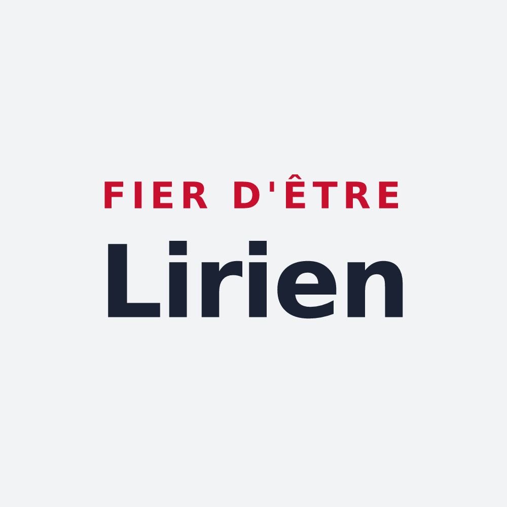Poster « Fier d'être Lirien » — design pour Léry