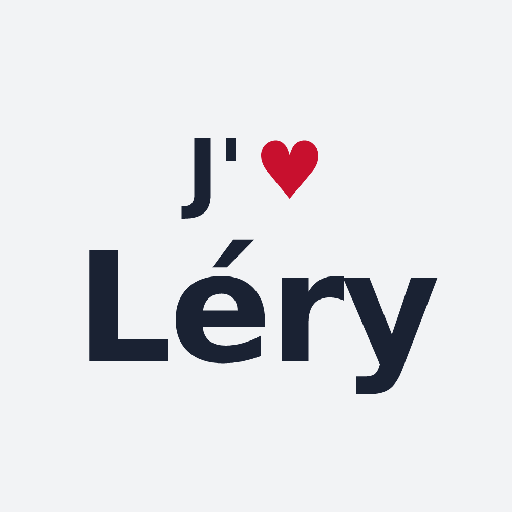 Poster personnalisé Léry — design J'aime Léry