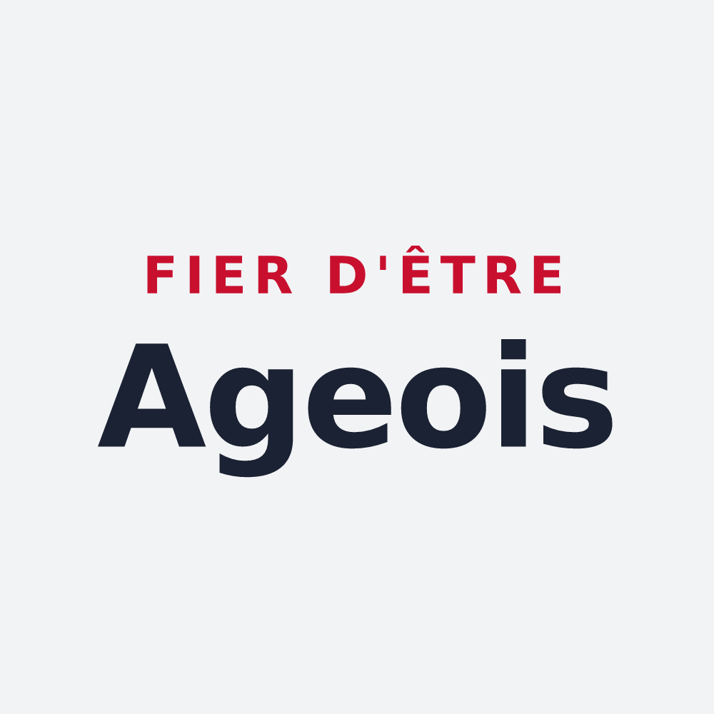 Poster « Fier d'être Ageois » — design pour Les Ageux