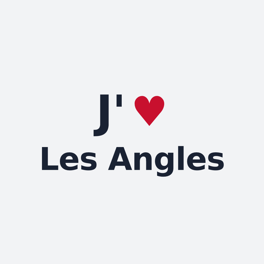 Poster personnalisé Les Angles — design J'aime Les Angles