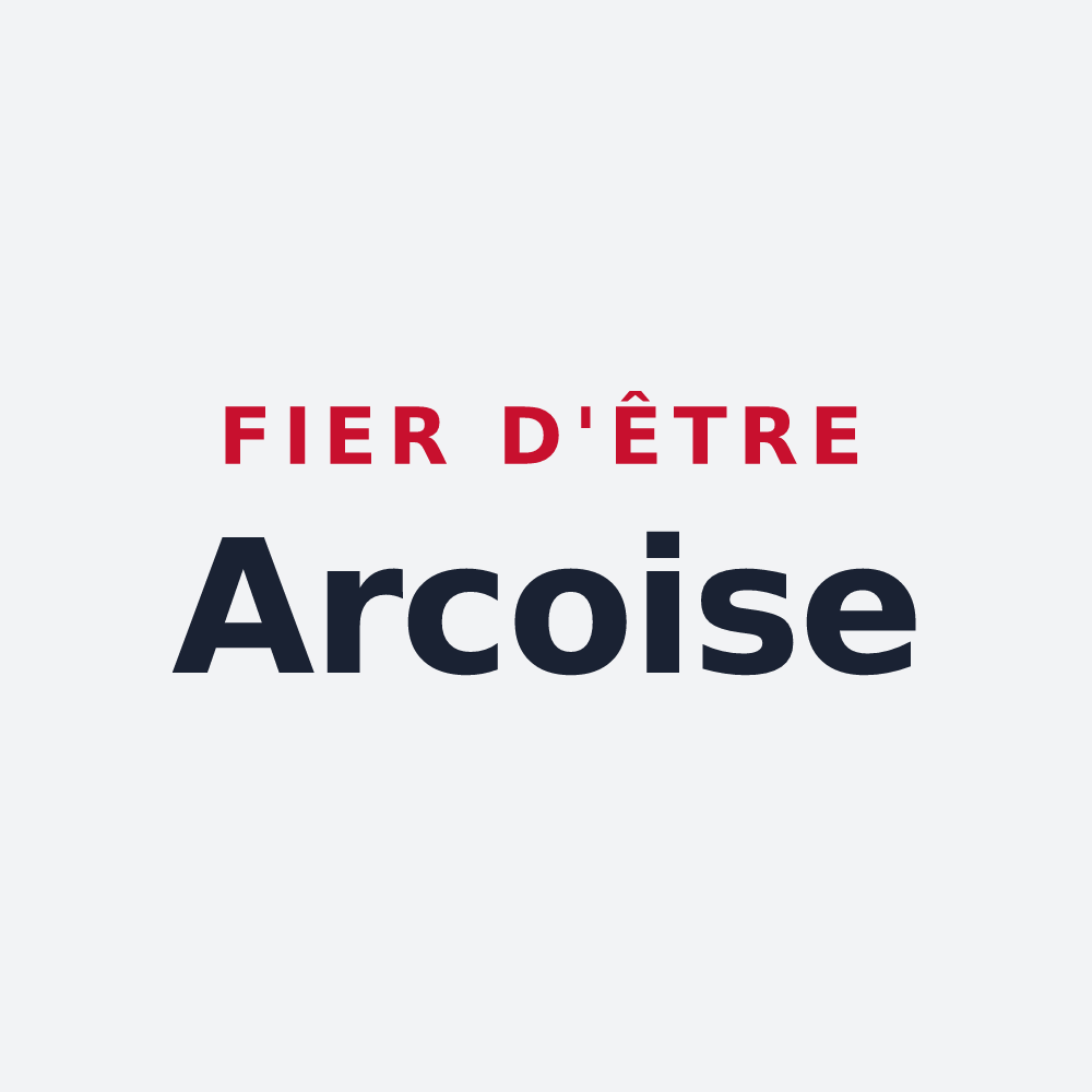 Poster « Fier d'être Arcoise » — design pour Les Arcs