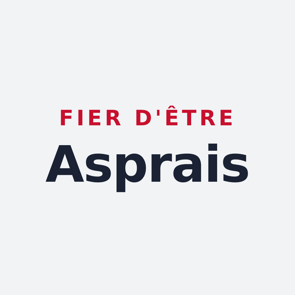 Poster « Fier d'être Asprais » — design pour Les Aspres