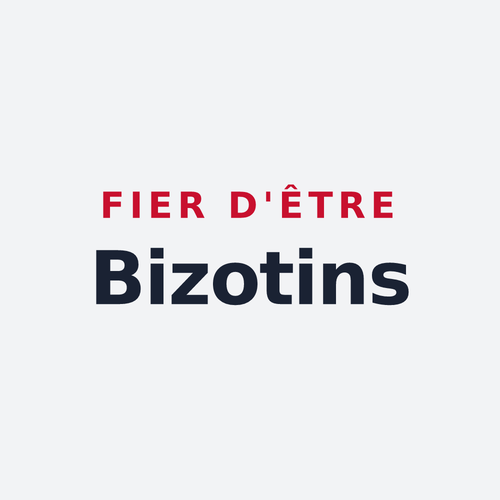 Poster « Fier d'être Bizotins » — design pour Les Bizots