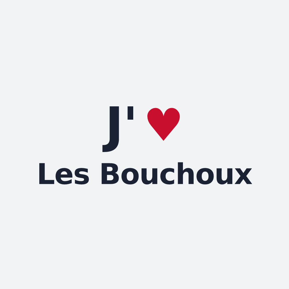 Poster personnalisé Les Bouchoux — design J'aime Les Bouchoux