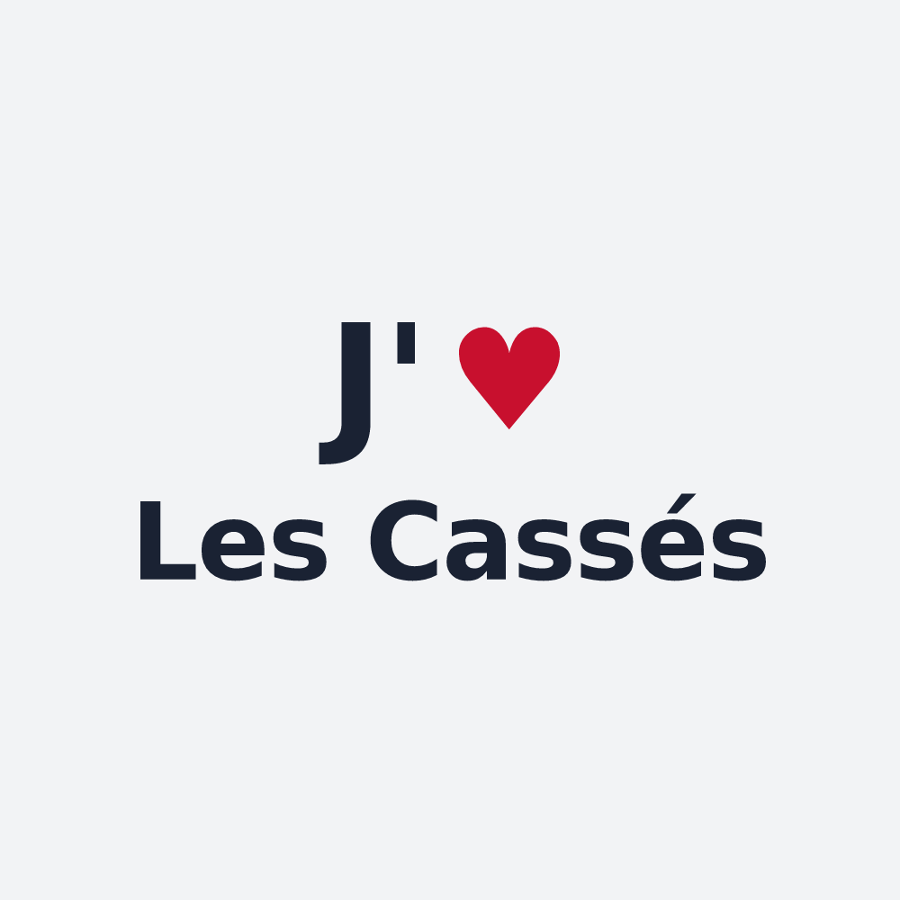Poster personnalisé Les Cassés — design J'aime Les Cassés
