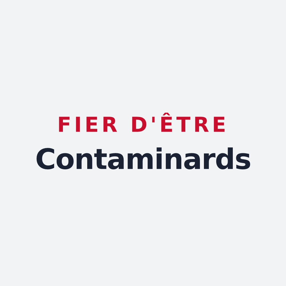 Poster « Fier d'être Contaminards » — design pour Les Contamines-Montjoie