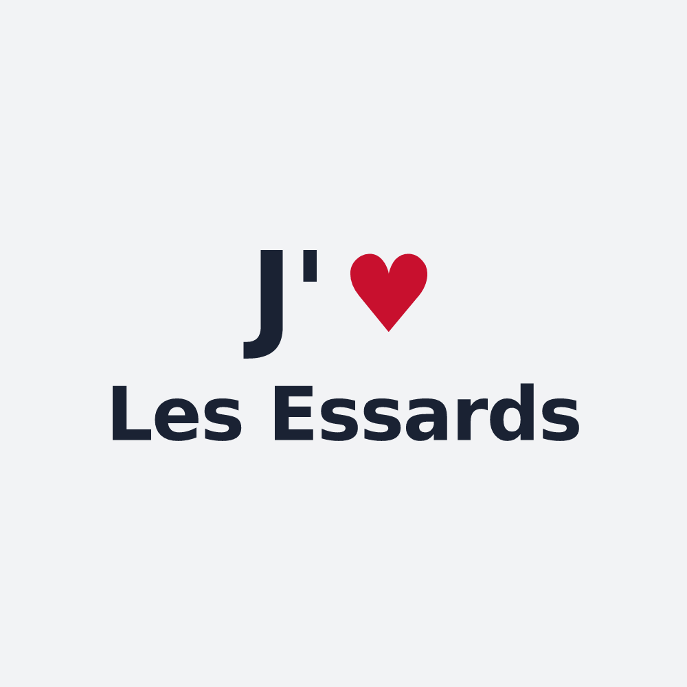 Poster personnalisé Les Essards — design J'aime Les Essards