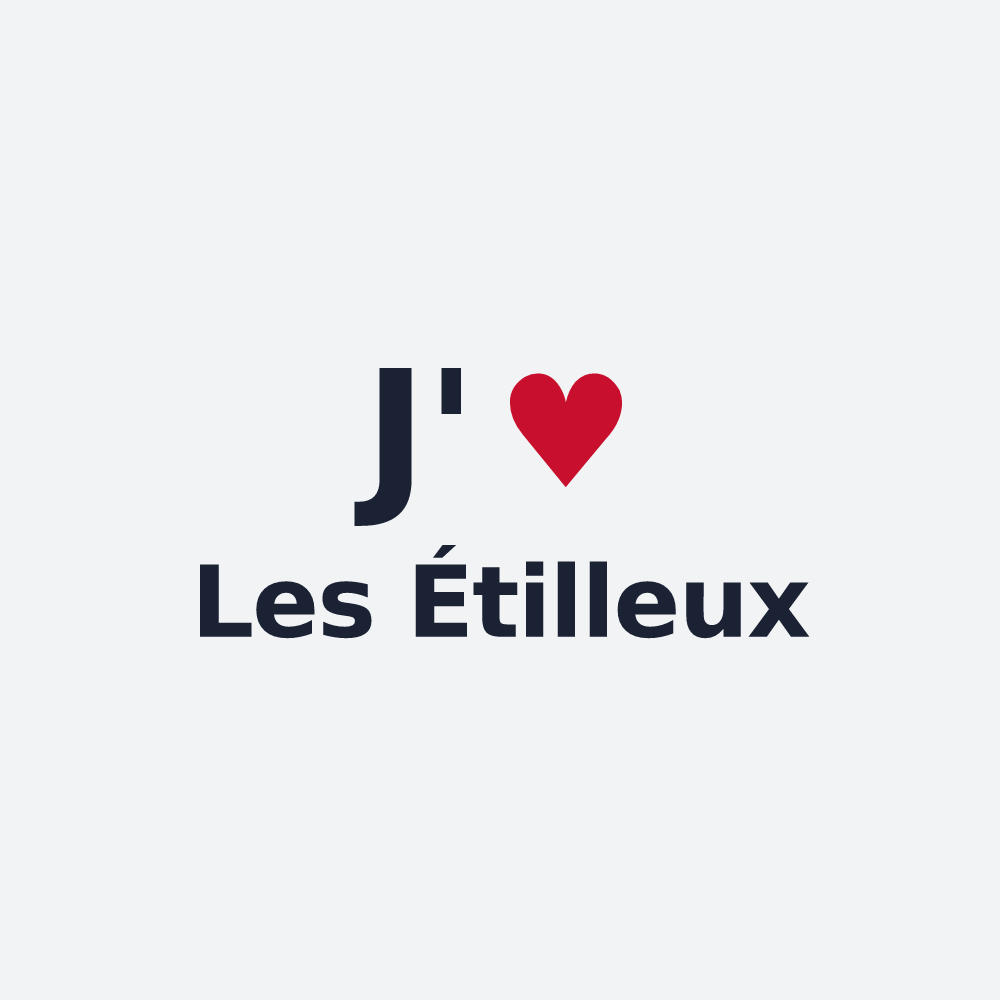 Poster personnalisé Les Étilleux — design J'aime Les Étilleux