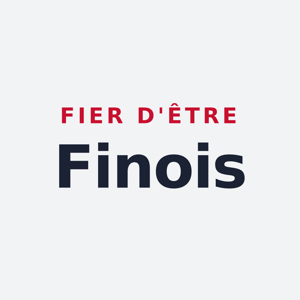 Poster « Fier d'être Finois » — design pour Les Fins