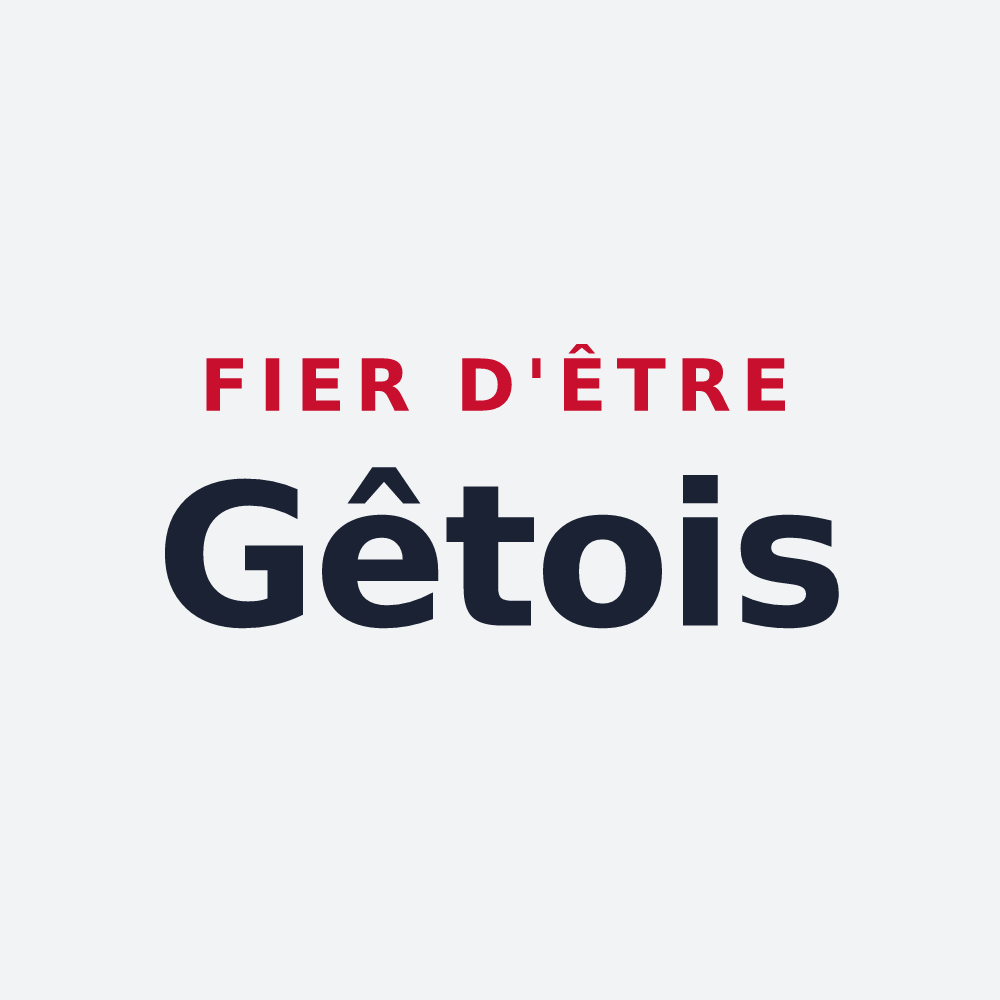 Poster « Fier d'être Gêtois » — design pour Les Gets