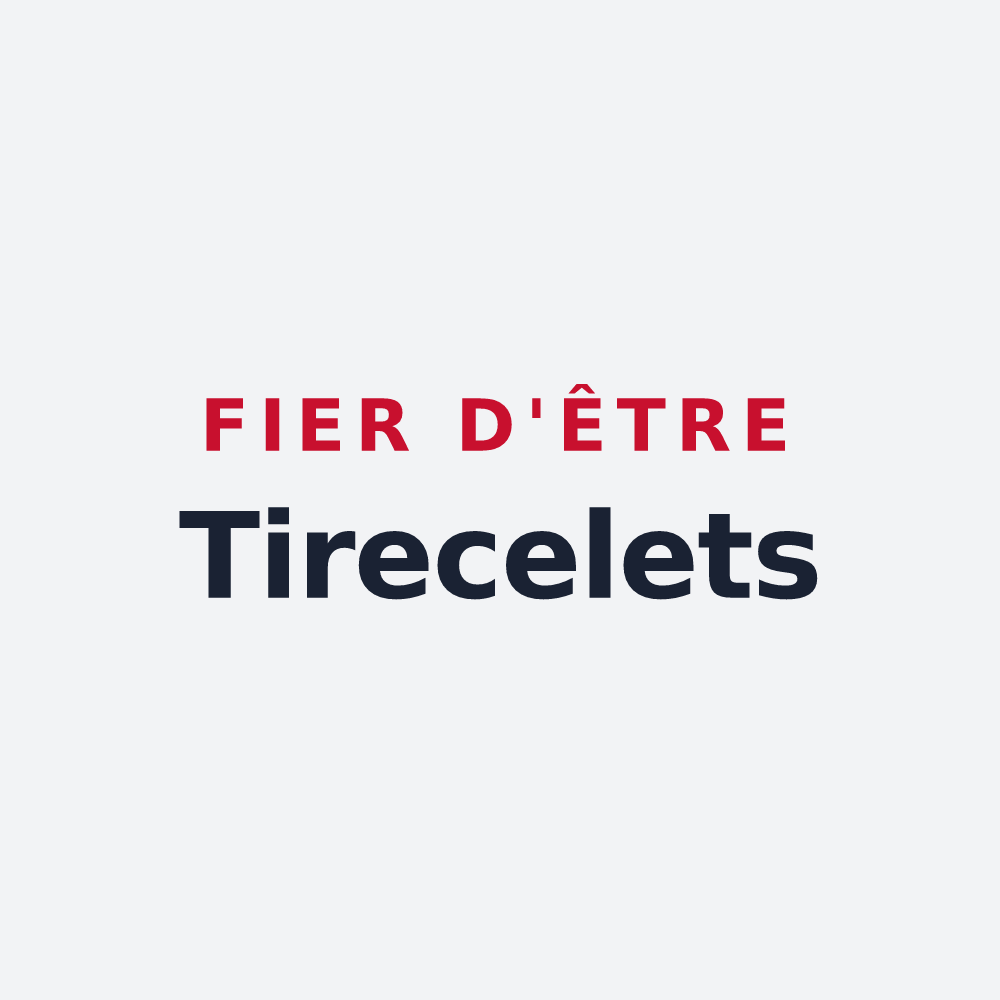 Poster « Fier d'être Tirecelets » — design pour Les Grangettes