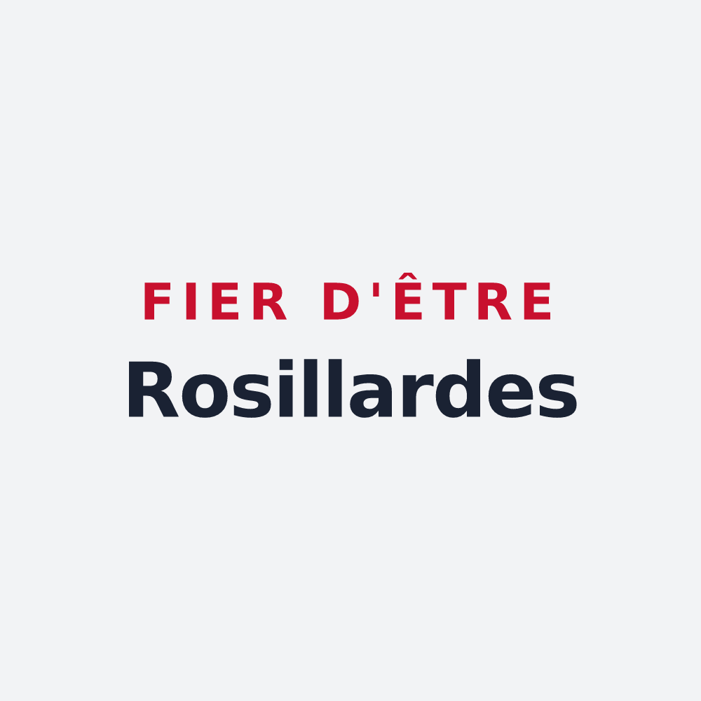Poster « Fier d'être Rosillardes » — design pour Les Gras