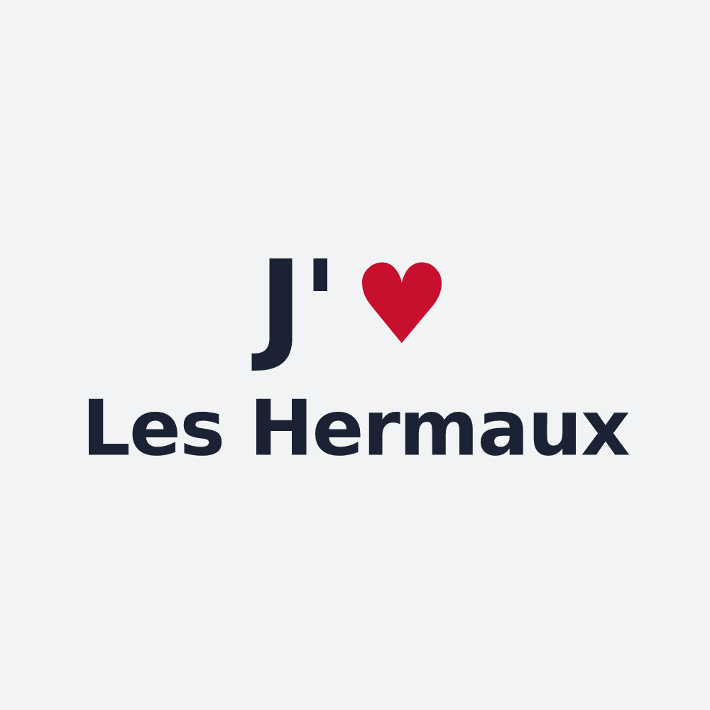 Poster personnalisé Les Hermaux — design J'aime Les Hermaux