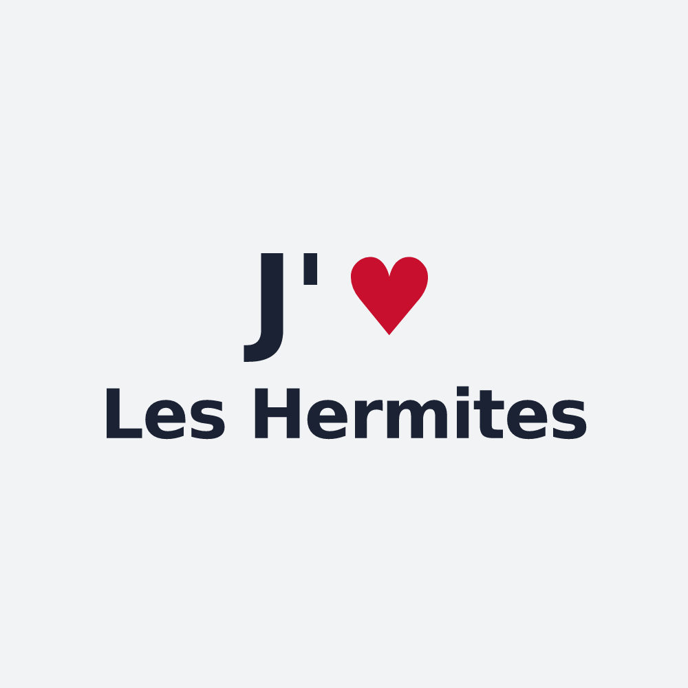 Poster personnalisé Les Hermites — design J'aime Les Hermites