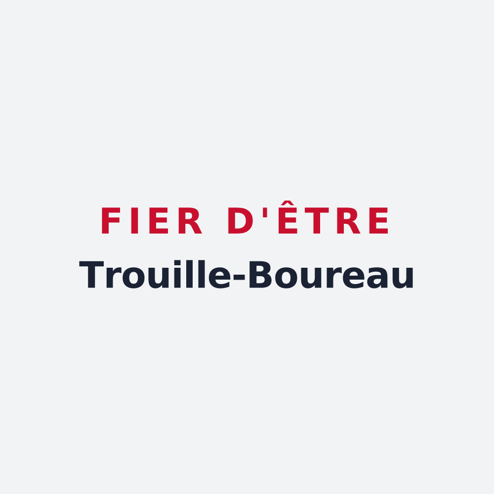 Poster « Fier d'être Trouille-Boureau » — design pour Les Hôpitaux-Vieux