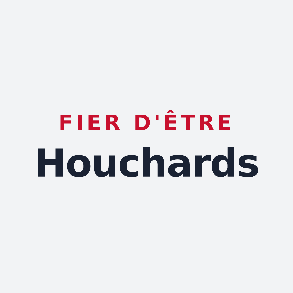 Poster « Fier d'être Houchards » — design pour Les Houches