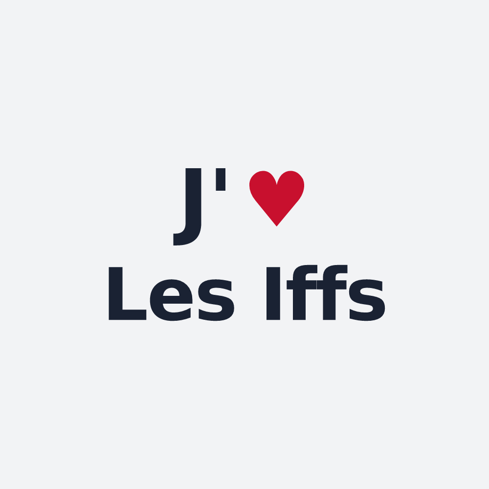Poster personnalisé Les Iffs — design J'aime Les Iffs