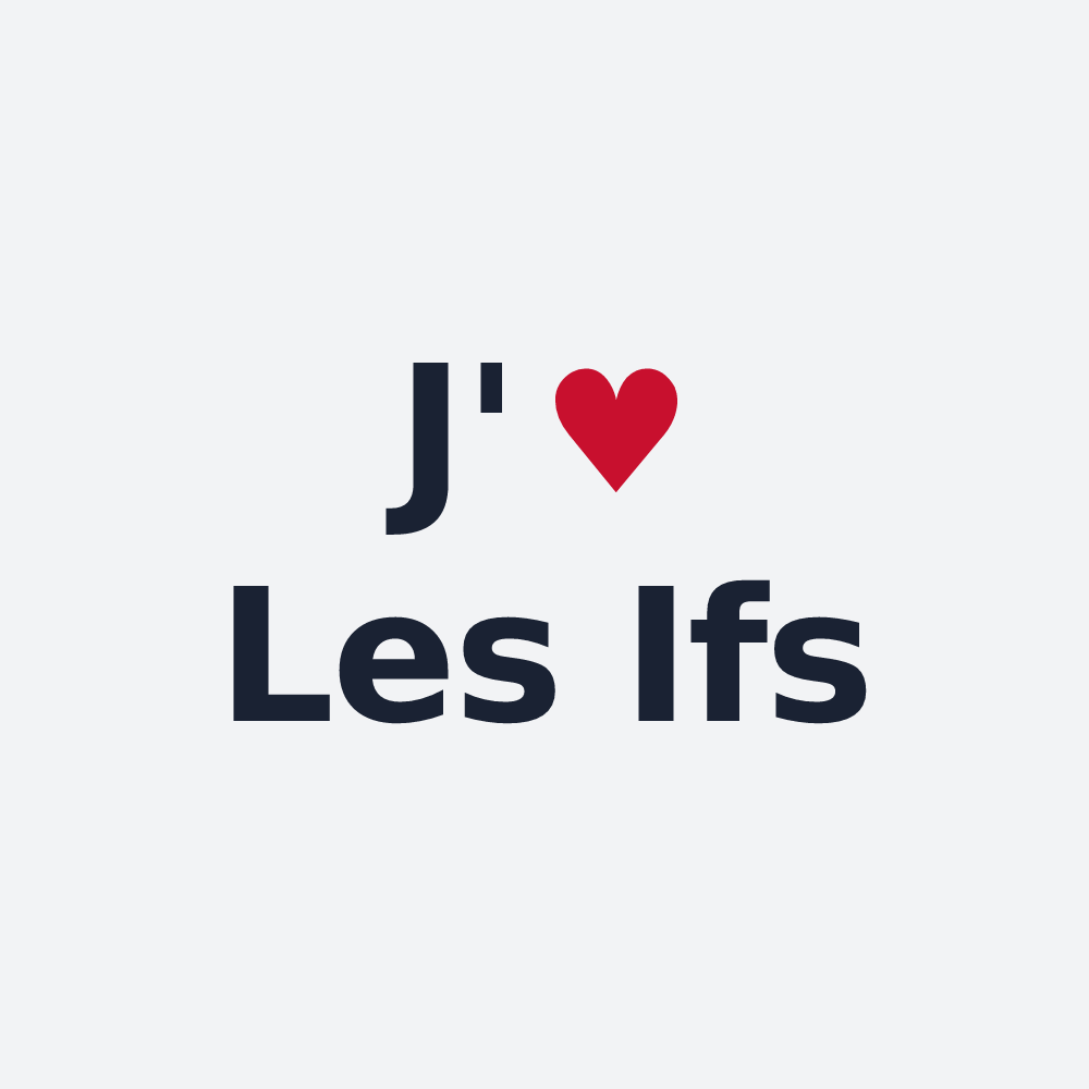Poster personnalisé Les Ifs — design J'aime Les Ifs