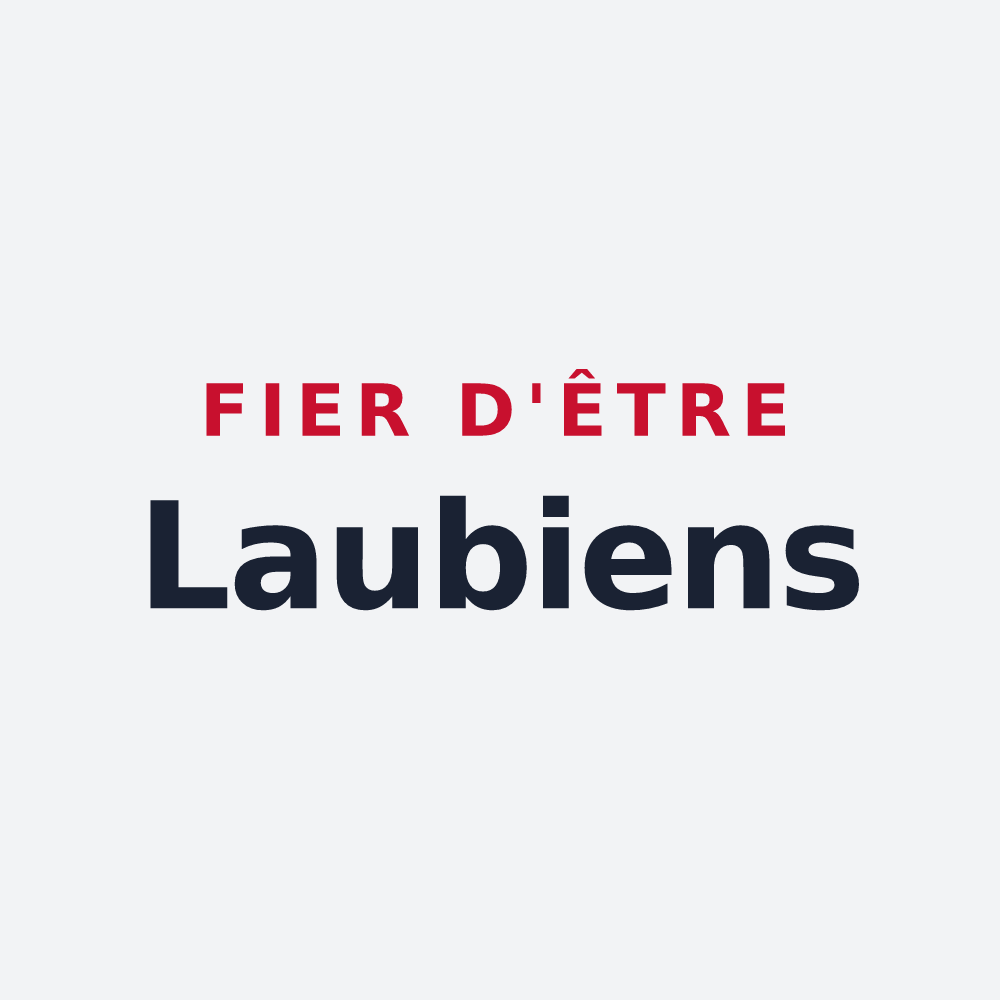 Poster « Fier d'être Laubiens » — design pour Les Laubies
