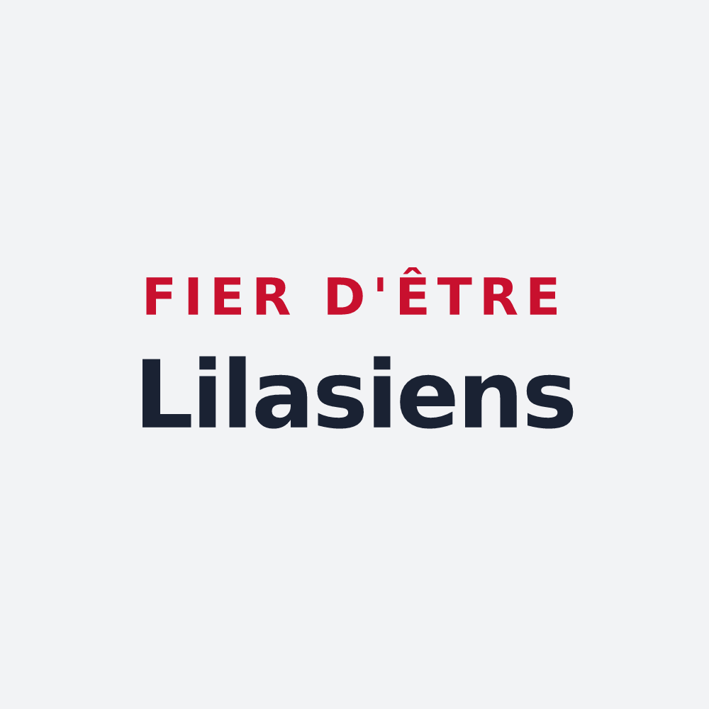 Poster « Fier d'être Lilasiens » — design pour Les Lilas