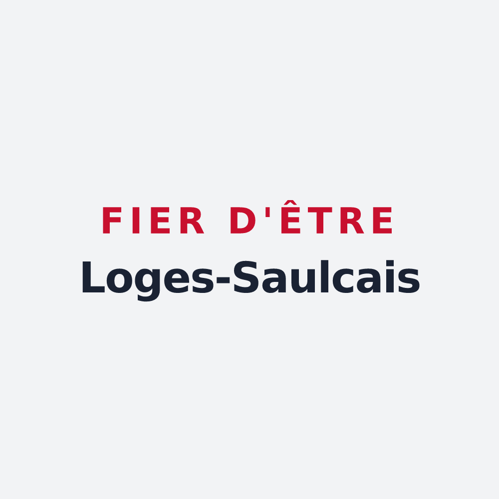 Poster « Fier d'être Loges-Saulcais » — design pour Les Loges-Saulces