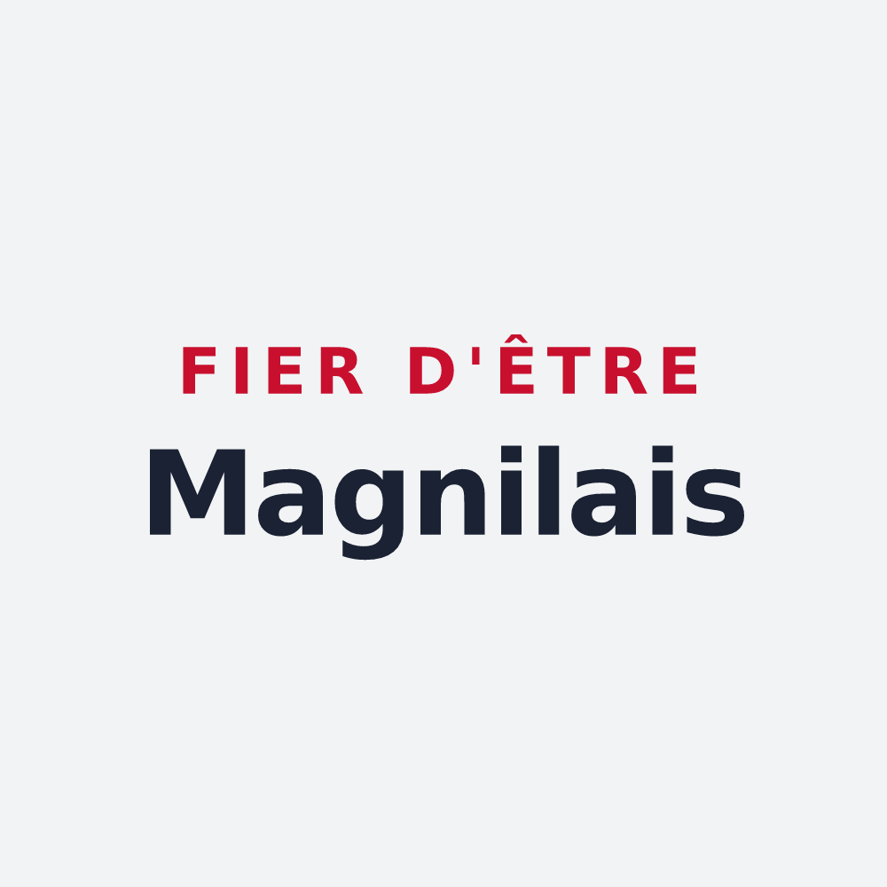 Poster « Fier d'être Magnilais » — design pour Les Magnils-Reigniers