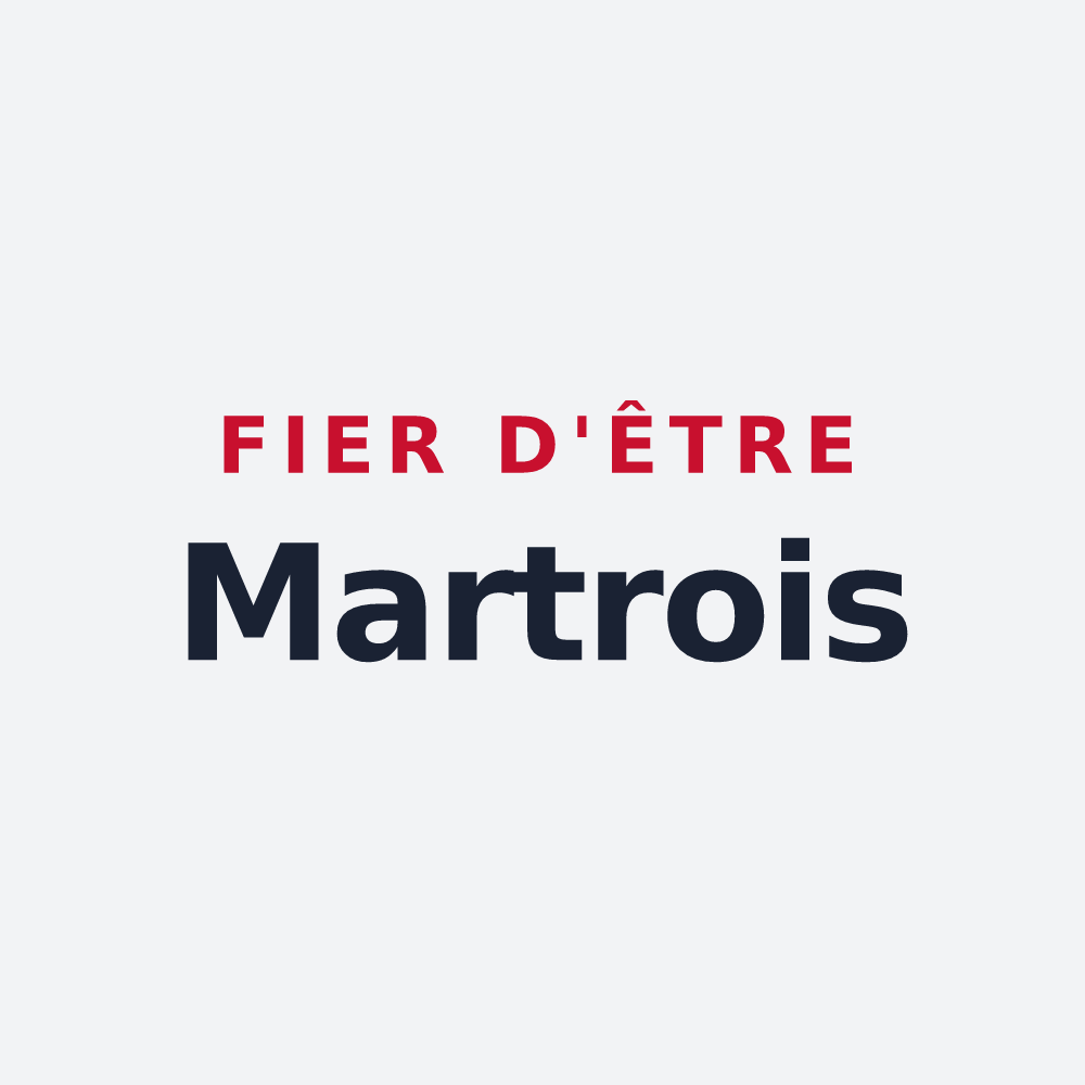 Poster « Fier d'être Martrois » — design pour Les Martres-de-Veyre