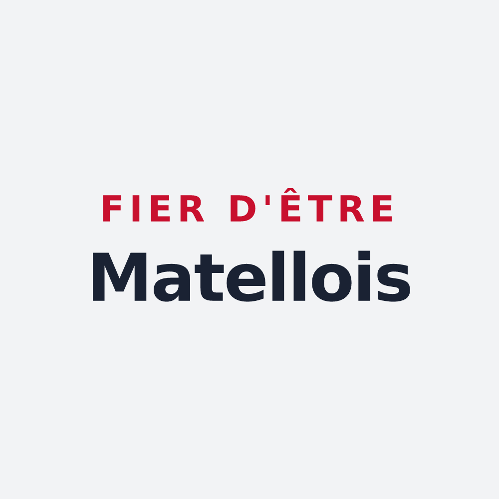 Poster « Fier d'être Matellois » — design pour Les Matelles