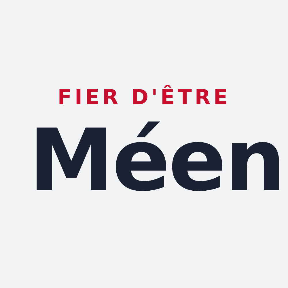 Poster « Fier d'être Méen » — design pour Les Mées