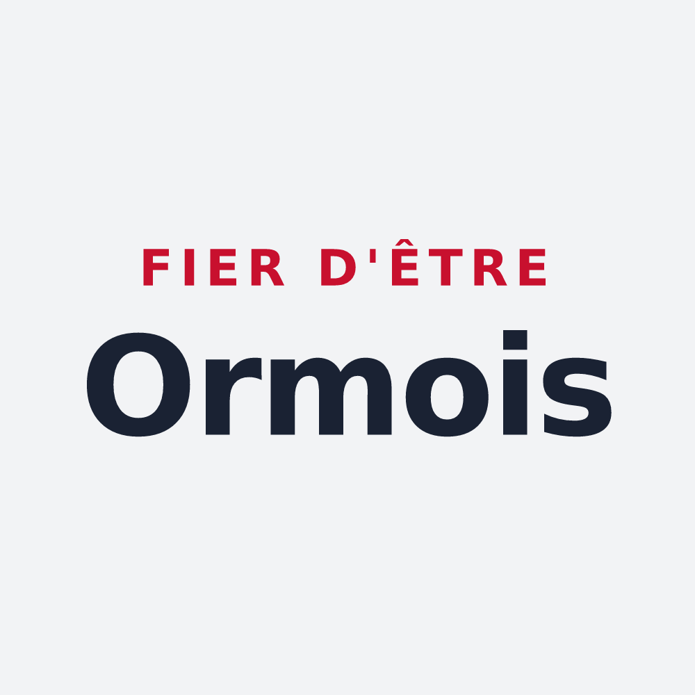Poster « Fier d'être Ormois » — design pour Les Ormes