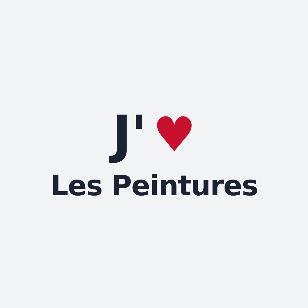 Poster personnalisé Les Peintures — design J'aime Les Peintures