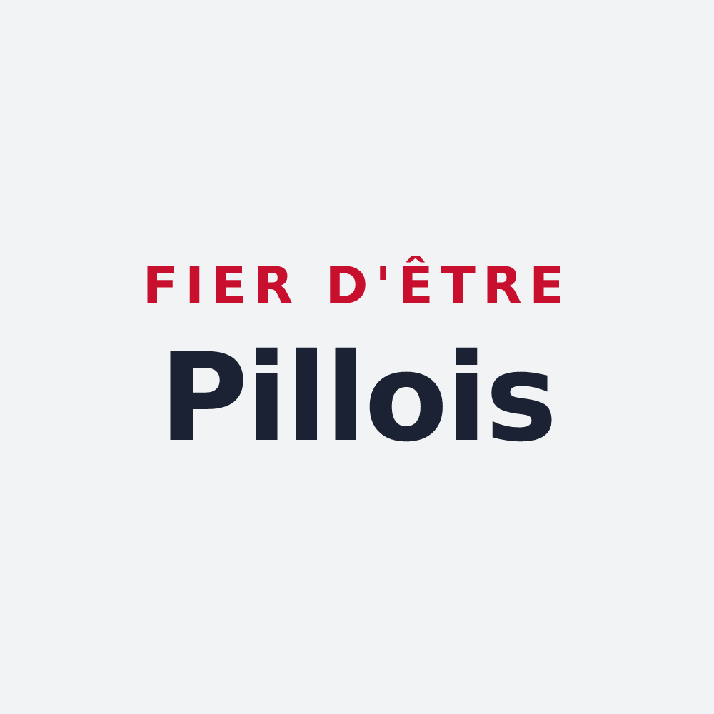 Poster « Fier d'être Pillois » — design pour Les Pilles