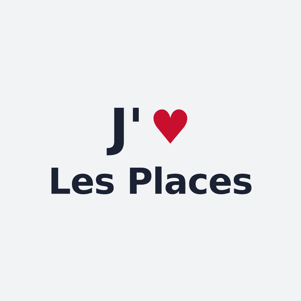 Poster personnalisé Les Places — design J'aime Les Places