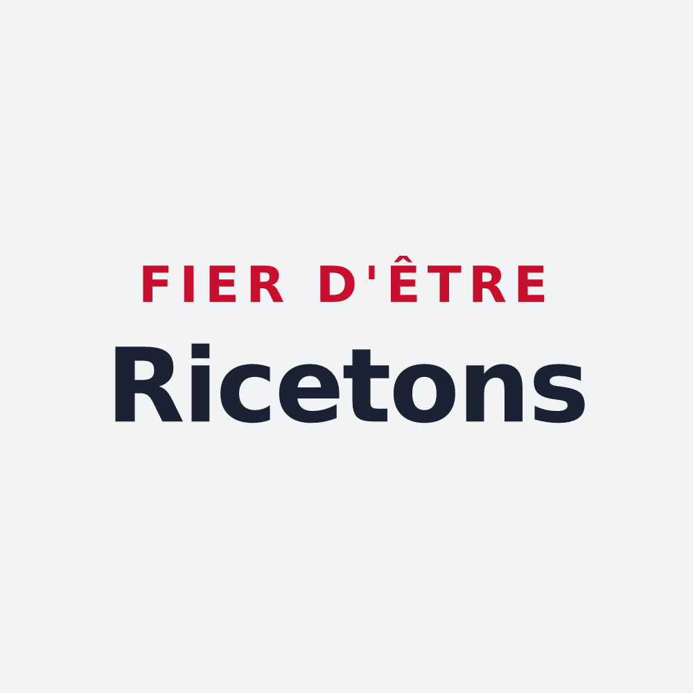 Poster « Fier d'être Ricetons » — design pour Les Riceys