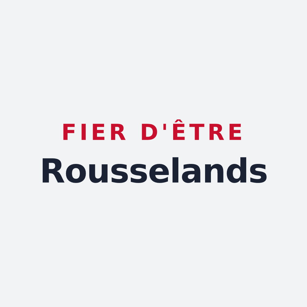 Poster « Fier d'être Rousselands » — design pour Les Rousses