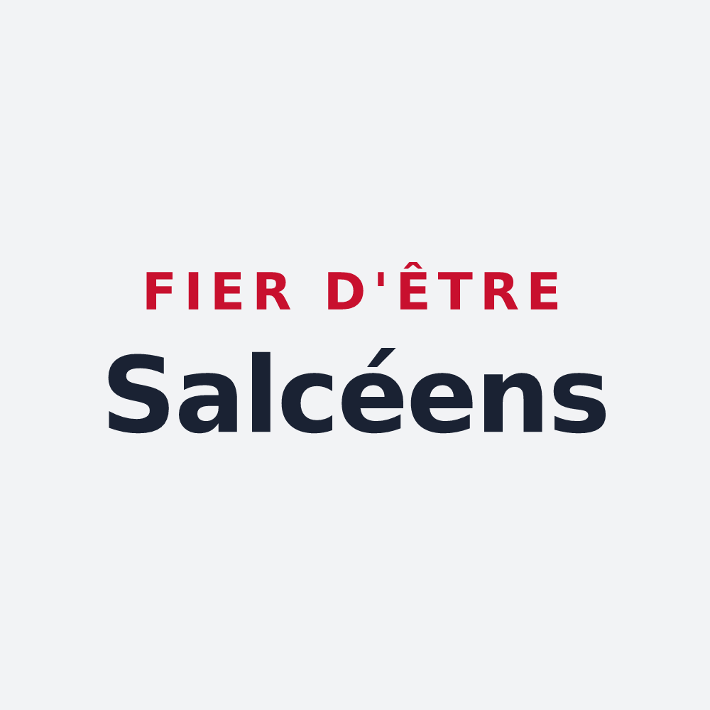 Poster « Fier d'être Salcéens » — design pour Les Salces