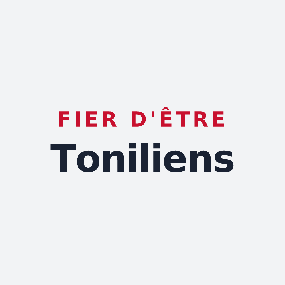 Poster « Fier d'être Toniliens » — design pour Les Tonils