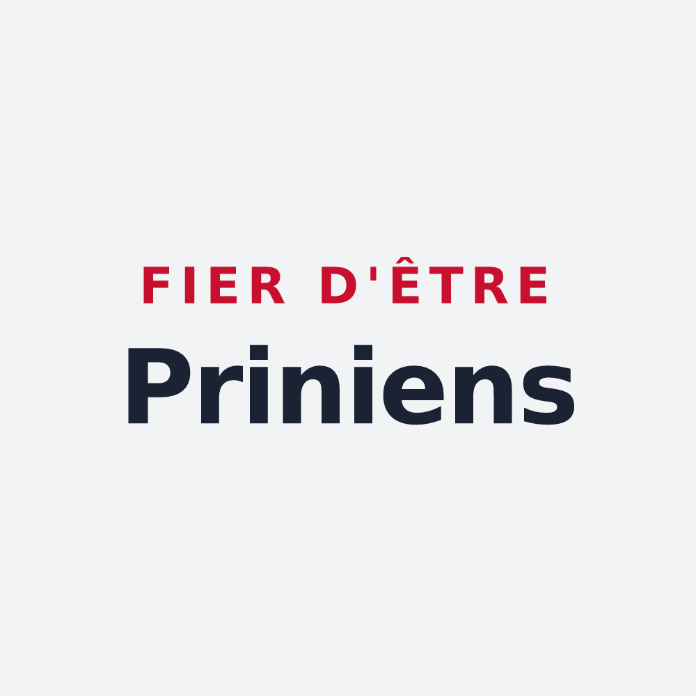 Poster « Fier d'être Priniens » — design pour Les Touches-de-Périgny