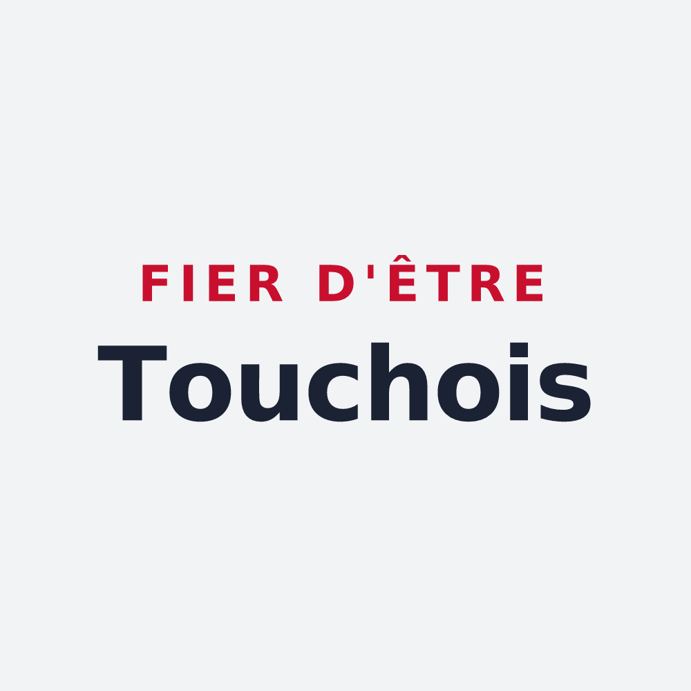 Poster « Fier d'être Touchois » — design pour Les Touches