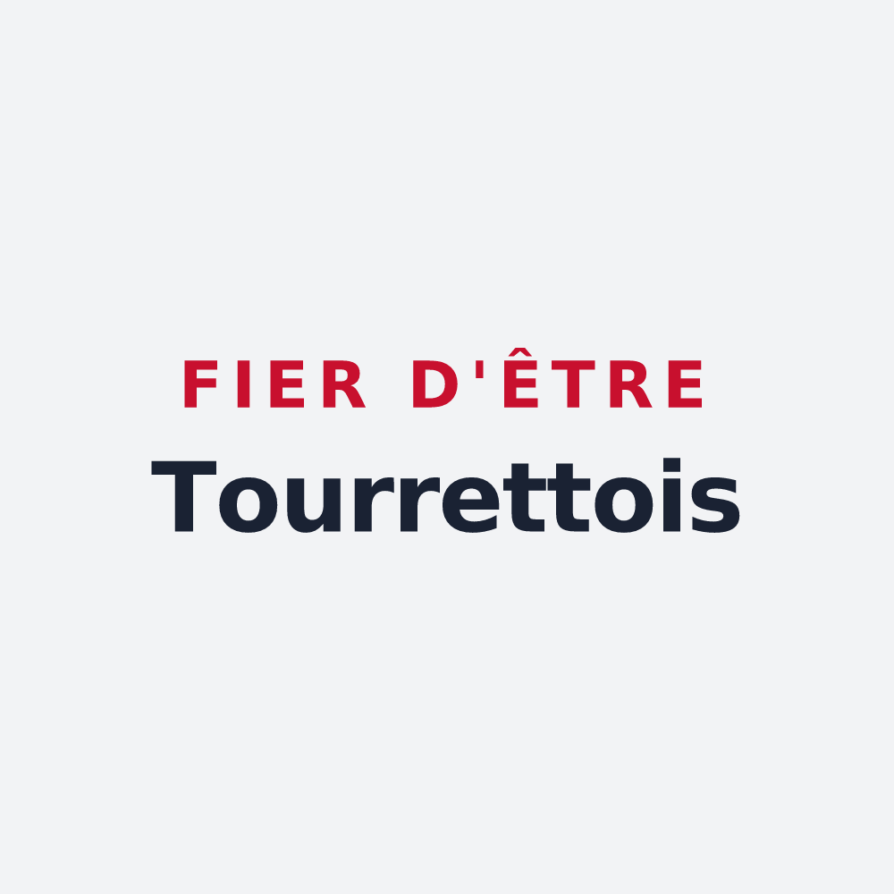 Poster « Fier d'être Tourrettois » — design pour Les Tourrettes